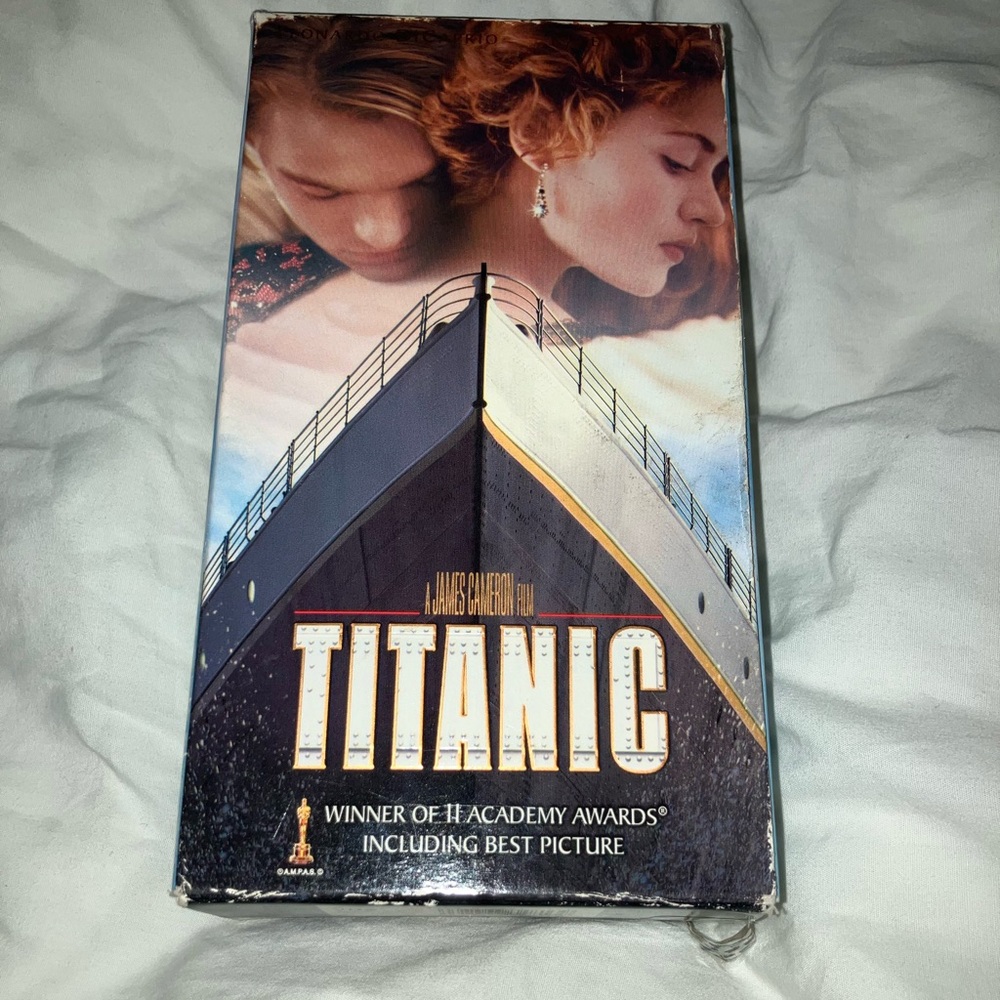 Titanic Two VHS Tape Movie Set